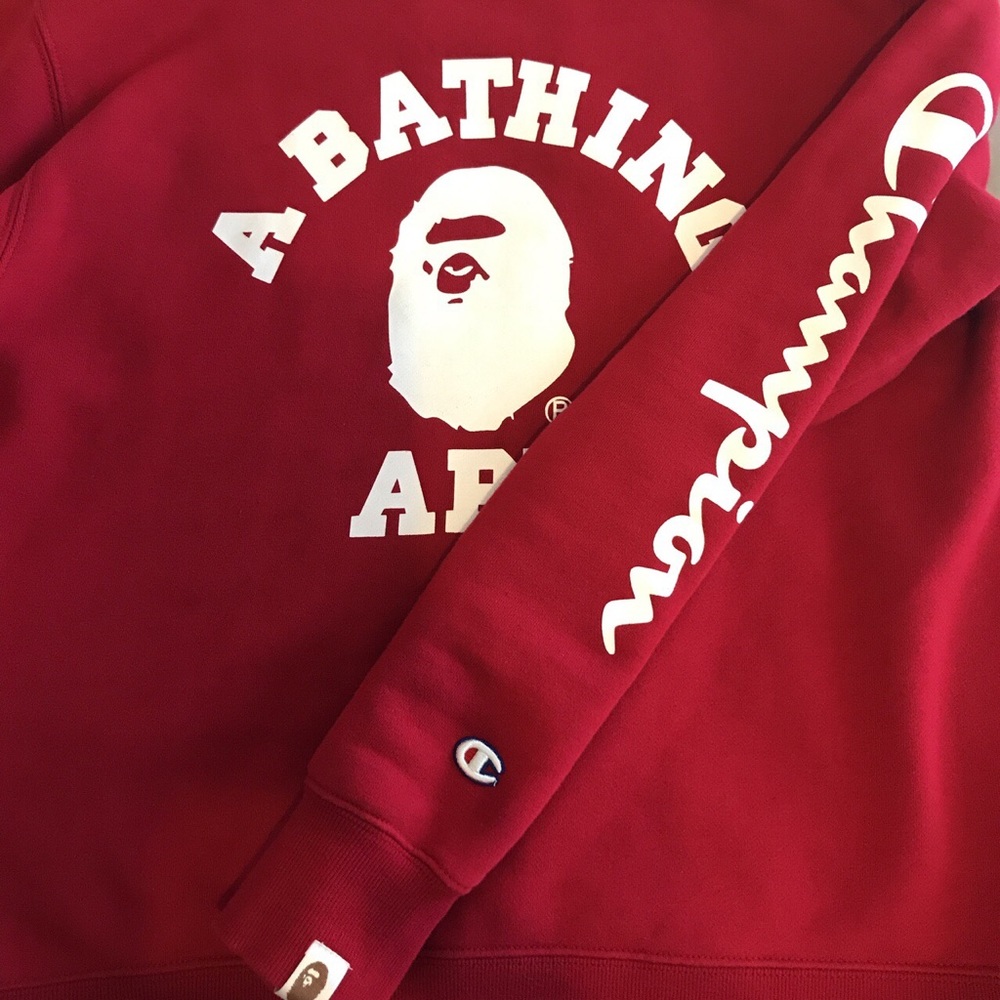 Champion Bape College Crewneck